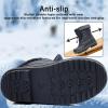 imageApakowa Boys Girls Winter Snow Boots  Waterproof Insulated Cold Weather Boots with Side Zipper Drawstring Closure ampamp AntiSlip SoleNavy578