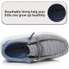 imageApakowa Boys Loafers Slip On Shoes Girls Casual Boat Shoes ToddlerLittle KidBig Kid520grey