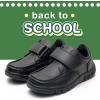 imageApakowa Boys Oxford School Uniform Loafer Shoes Adjustable Strap Comfort Dress Shoes ToddlerLittle KidBig KidBlack 1