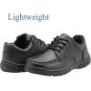 imageApakowa Boys Oxford School Uniform Loafer Shoes Adjustable Strap Comfort Dress Shoes ToddlerLittle KidBig KidBlack 2