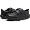 imageApakowa Boys Oxford School Uniform Loafer Shoes Adjustable Strap Comfort Dress Shoes ToddlerLittle KidBig KidBlack3