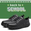 imageApakowa Boys Oxford School Uniform Loafer Shoes Adjustable Strap Comfort Dress Shoes ToddlerLittle KidBig KidBlack4