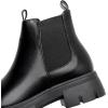 imageApakowa Girls Chelsea Boots Slip On Ankle Booties Little KidBig KidBlackzsf05