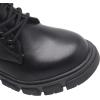 imageApakowa Girls Combat Boots Fashion Ankle Booties Side Zipper Boots Little KidBig KidFs03black