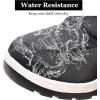 imageApakowa Kids Boys Girls Cold Weather Water Resistant Winter Snow Boots ToddlerLittle KidBig KidBlack