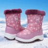 imageApakowa Kids Boys Girls Cold Weather Water Resistant Winter Snow Boots ToddlerLittle KidBig KidH0329purple