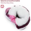 imageApakowa Kids Boys Girls Cold Weather Water Resistant Winter Snow Boots ToddlerLittle KidBig KidH0329purple