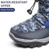 imageApakowa Kids Boys Girls Cold Weather Water Resistant Winter Snow Boots ToddlerLittle KidBig KidH7321navy