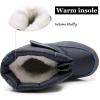 imageApakowa Kids Boys Girls Cold Weather Water Resistant Winter Snow Boots ToddlerLittle KidBig KidNavy