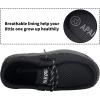 imageApakowa Kids Boys Girls Loafers SlipOn Casual Walking Shoes Comfortable ampamp Lightweight ToddlerLittle KidBig KidBlack