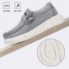 imageApakowa Kids Boys Girls Loafers SlipOn Casual Walking Shoes Comfortable ampamp Lightweight ToddlerLittle KidBig KidGrey