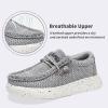 imageApakowa Kids Boys Girls Loafers SlipOn Casual Walking Shoes Comfortable ampamp Lightweight ToddlerLittle KidBig KidGrey