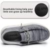 imageApakowa Kids Boys Girls Loafers SlipOn Casual Walking Shoes Comfortable ampamp Lightweight ToddlerLittle KidBig KidGreyblue