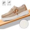 imageApakowa Kids Boys Girls Loafers SlipOn Casual Walking Shoes Comfortable ampamp Lightweight ToddlerLittle KidBig KidLightbrown