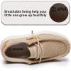 imageApakowa Kids Boys Girls Loafers SlipOn Casual Walking Shoes Comfortable ampamp Lightweight ToddlerLittle KidBig KidLightbrown