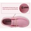 imageApakowa Kids Boys Girls Loafers SlipOn Casual Walking Shoes Comfortable ampamp Lightweight ToddlerLittle KidBig KidPink