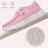 imageApakowa Kids Boys Girls Loafers SlipOn Casual Walking Shoes Comfortable ampamp Lightweight ToddlerLittle KidBig KidPink