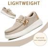 imageApakowa Kids Boys Girls Loafers SlipOn Lightweight Comfortable Shoes ToddlerLittle KidBig KidBrown