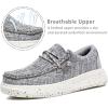imageApakowa Kids Boys Girls Loafers SlipOn Lightweight Comfortable Shoes ToddlerLittle KidBig KidGrey