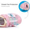 imageApakowa Kids Boys Girls Soft Sole Close Toe Sport Beach Sandals ToddlerLittle KidMulticolorPink