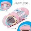 imageApakowa Kids Boys Girls Soft Sole Close Toe Sport Beach Sandals ToddlerLittle KidMulticolorPink