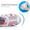 imageApakowa Kids Boys Girls Soft Sole Close Toe Sport Beach Sandals ToddlerLittle KidMulticolorWhite