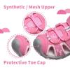 imageApakowa Kids Boys Girls Soft Sole Close Toe Sport Beach Sandals ToddlerLittle KidPink