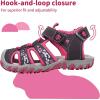 imageApakowa Kids Boys Girls Soft Sole Close Toe Sport Beach Sandals ToddlerLittle KidPurple