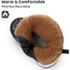 imageApakowa Kids Boys Girls Winter Snow Boots ToddlerLittle KidBlack0330