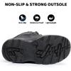 imageApakowa Kids Boys Girls Winter Snow Boots ToddlerLittle KidBlack2