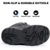 imageApakowa Kids Boys Girls Winter Snow Boots ToddlerLittle KidBlack2