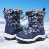 imageApakowa Kids Boys Girls Winter Snow Boots ToddlerLittle KidBlue0330