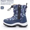 imageApakowa Kids Boys Girls Winter Snow Boots ToddlerLittle KidBlue0330