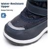imageApakowa Kids Boys Girls Winter Snow Boots ToddlerLittle KidBlue2