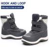 imageApakowa Kids Boys Girls Winter Snow Boots ToddlerLittle KidGrey