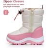 imageApakowa Kids Boys Girls Winter Snow Boots ToddlerLittle KidPink0330