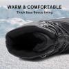 imageApakowa Kids Boys Girls Winter Snow Boots Waterproof Outdoor Insulated Snow Boots Little KidBig KidBlack3306