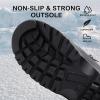 imageApakowa Kids Boys Girls Winter Snow Boots Waterproof Outdoor Insulated Snow Boots Little KidBig KidBlackgrey3306