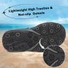 imageApakowa Kids Boys Sandals Summer Outdoor Athletic Double Strap ClosedToe Beach Sandals Sport ToddlerLittle KidGreyblue1207