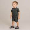 imageApakowa Kids Boys Sandals Summer Outdoor Athletic Double Strap ClosedToe Beach Sandals Sport ToddlerLittle KidGreyscarlet1207