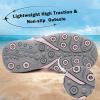 imageApakowa Kids Boys Sandals Summer Outdoor Athletic Double Strap ClosedToe Beach Sandals Sport ToddlerLittle KidLightgreypink1207