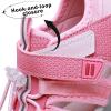 imageApakowa Kids Boys Sandals Summer Outdoor Athletic Double Strap ClosedToe Beach Sandals Sport ToddlerLittle KidPink1207