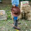 imageApakowa Kids Cowboy Boots  Cowboy and Cowgirl Boots for Boys and Girls MidCalf Square Toe Western Rodeo Boots with Embroidery and Side Zipper ToddlerLittle KidBig KidBlackbrown