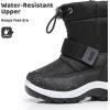 imageApakowa Kids Girls Cold Weather Snow Boots ToddlerLittle KidBlack0327