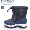 imageApakowa Kids Girls Cold Weather Snow Boots ToddlerLittle KidNavy0327