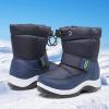imageApakowa Kids Girls Cold Weather Snow Boots ToddlerLittle KidNavy0327