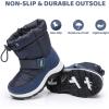 imageApakowa Kids Girls Cold Weather Snow Boots ToddlerLittle KidNavy0327
