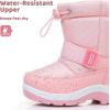 imageApakowa Kids Girls Cold Weather Snow Boots ToddlerLittle KidPink0327
