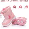 imageApakowa Kids Girls Cold Weather Snow Boots ToddlerLittle KidPink0327