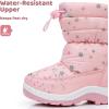 imageApakowa Kids Girls Cold Weather Snow Boots ToddlerLittle KidPink0328